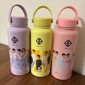 Collectible Dunkin Donuts SB19 band flasks